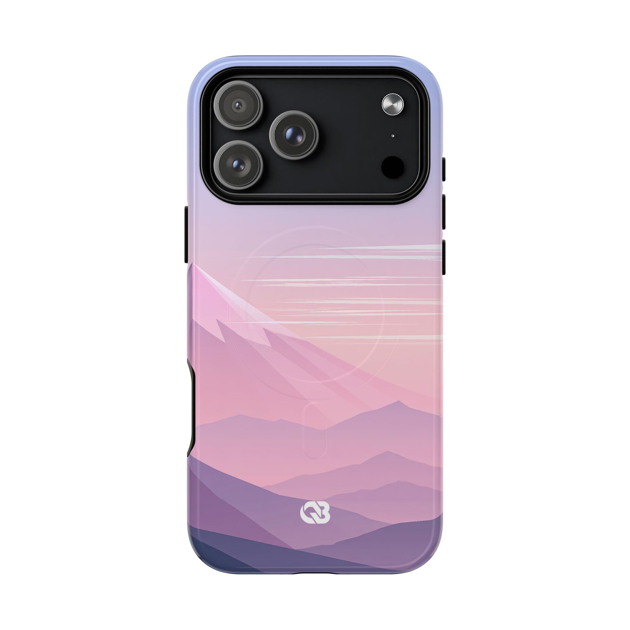 Purple Tough 2.0 Magsafe Phone Case for iPhone - Lavender Alpine Dawn