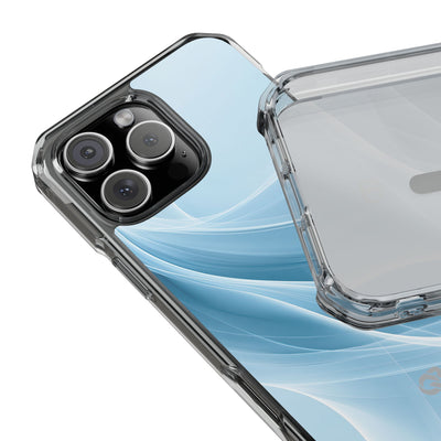 Blue Impact MagSafe Phone Case for iPhone - Arctic Silk Drift
