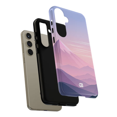 Purple Tough Phone Case for Samsung - Lavender Alpine Dawn