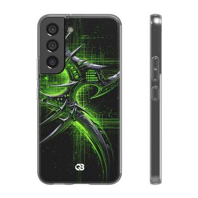 Cyber Sigil Grid · Lite Phone Case for Samsung · Green