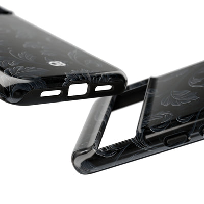 Obsidian Damask · Tough Phone Case for Pixel ·  Black