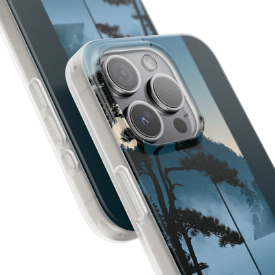 Blue Lite Phone Case for iPhone - Kyoto Mist Pine
