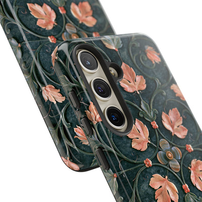 Florentine Rose Arabesque · Tough Phone Case for Samsung · Green