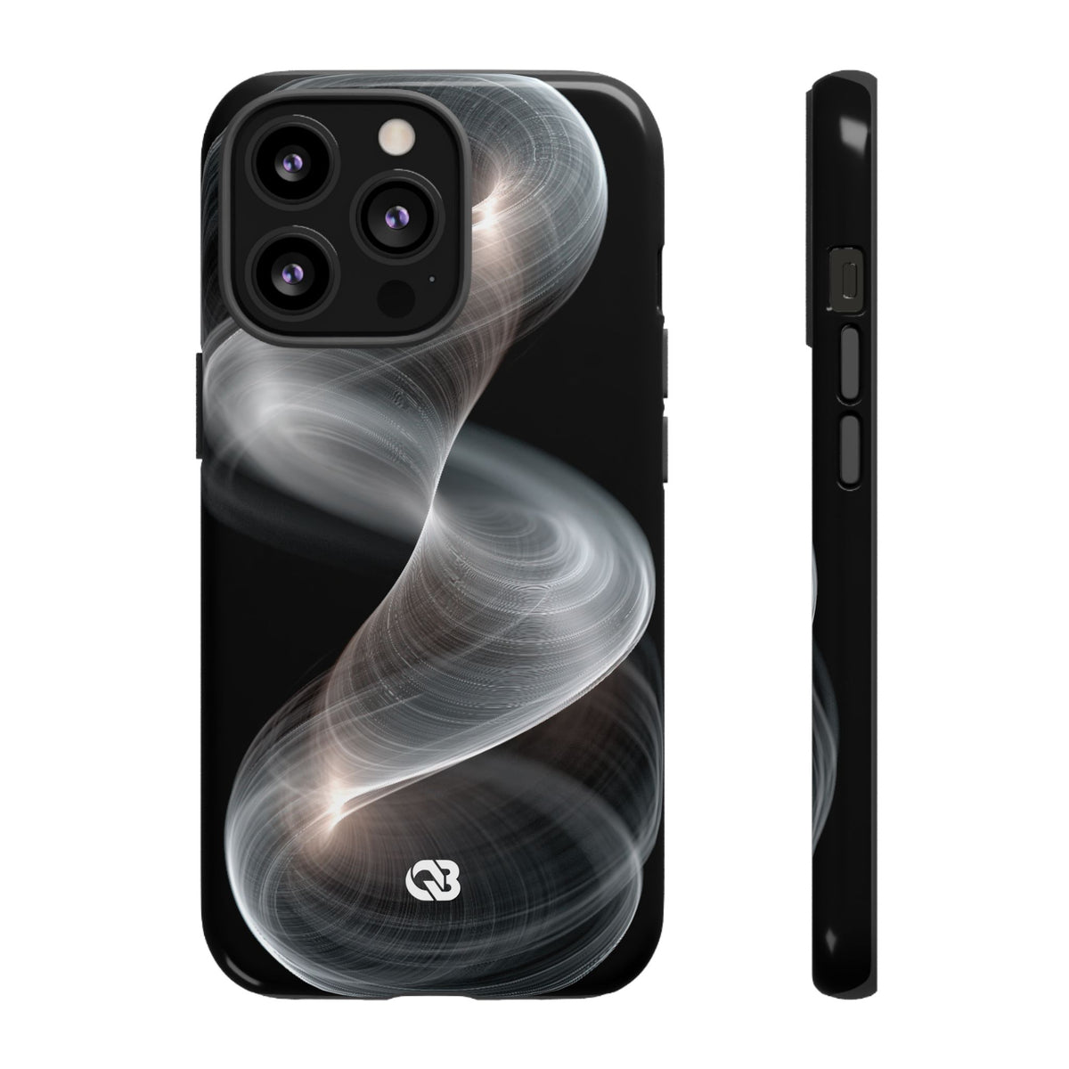 Luminous Vortex · Tough Phone Case for iPhone · Black