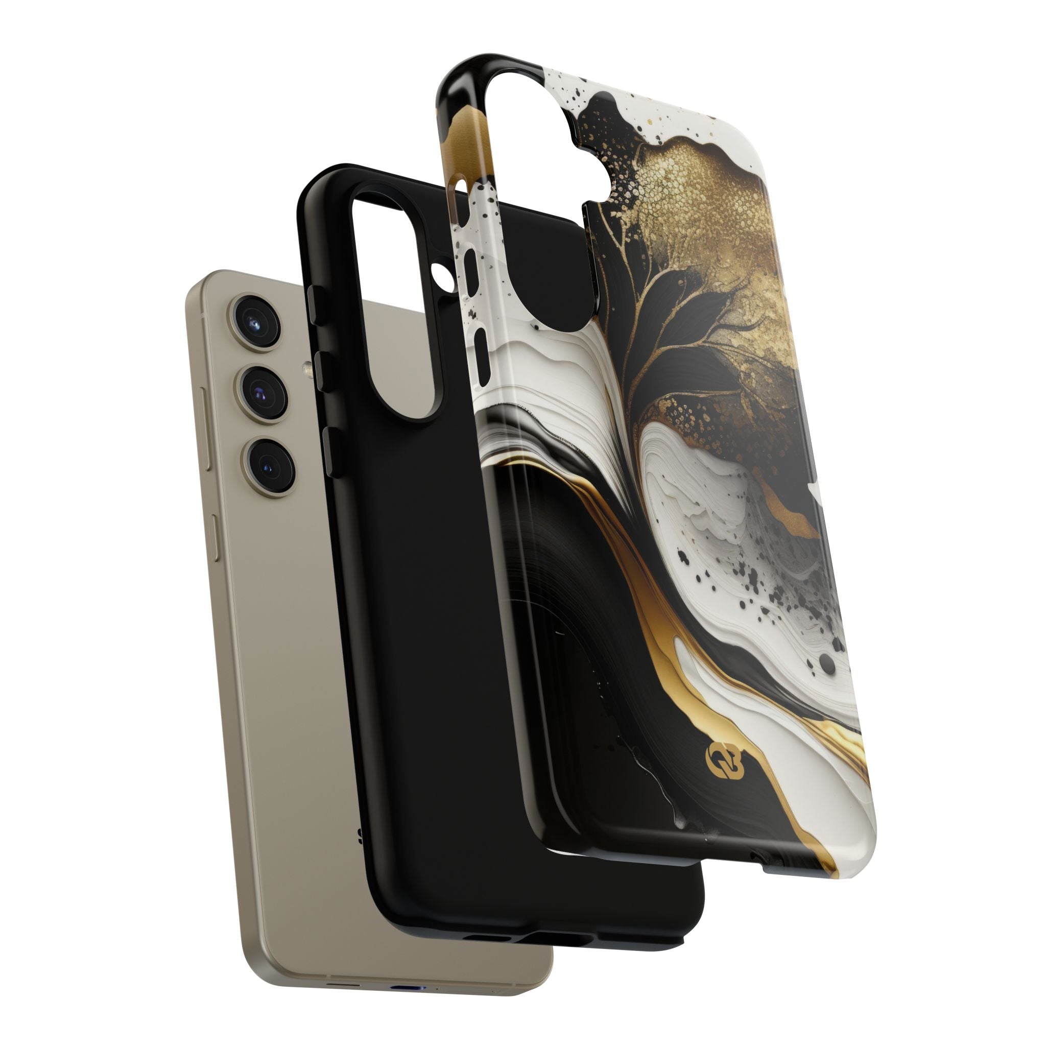 Molten Onyx Gold · Tough Coque de téléphone pour Samsung