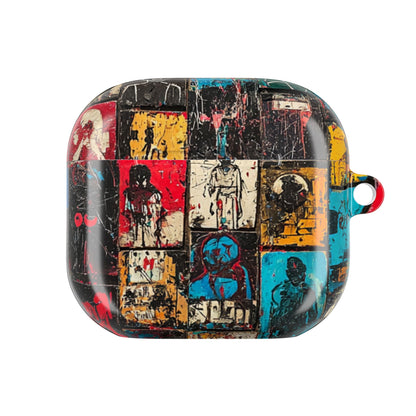 Portret Raster Crimson - AirPods Case