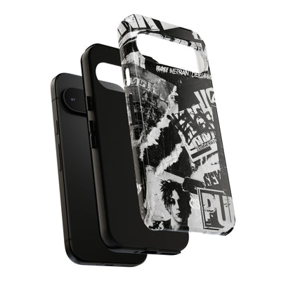 Underground Punk Collage · Tough Phone Case for Pixel ·  Black