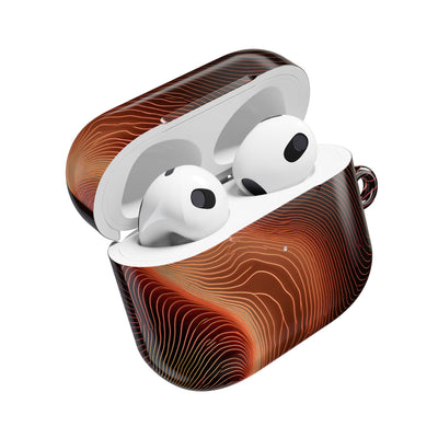 Caldera Ridge · Hard Case for AirPods & AirPods Pro · Orange