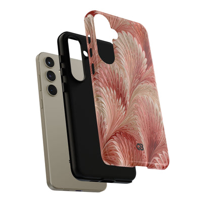 Blush Petal Plume · Tough Phone Case for Samsung · Pink
