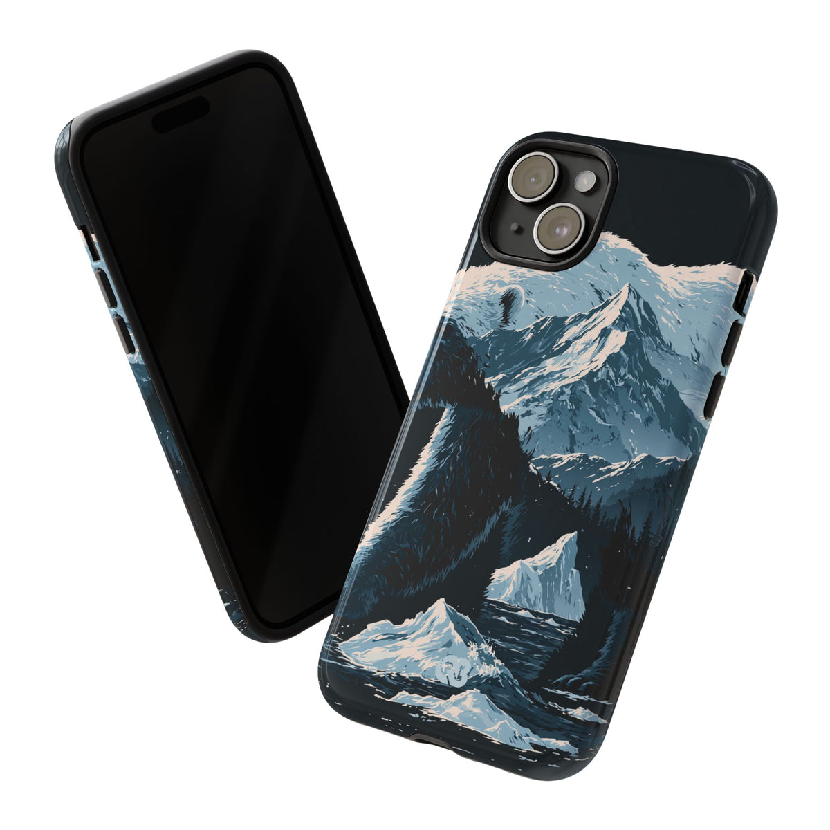 Nordic Arctic Bear · Tough Phone Case for iPhone · Black