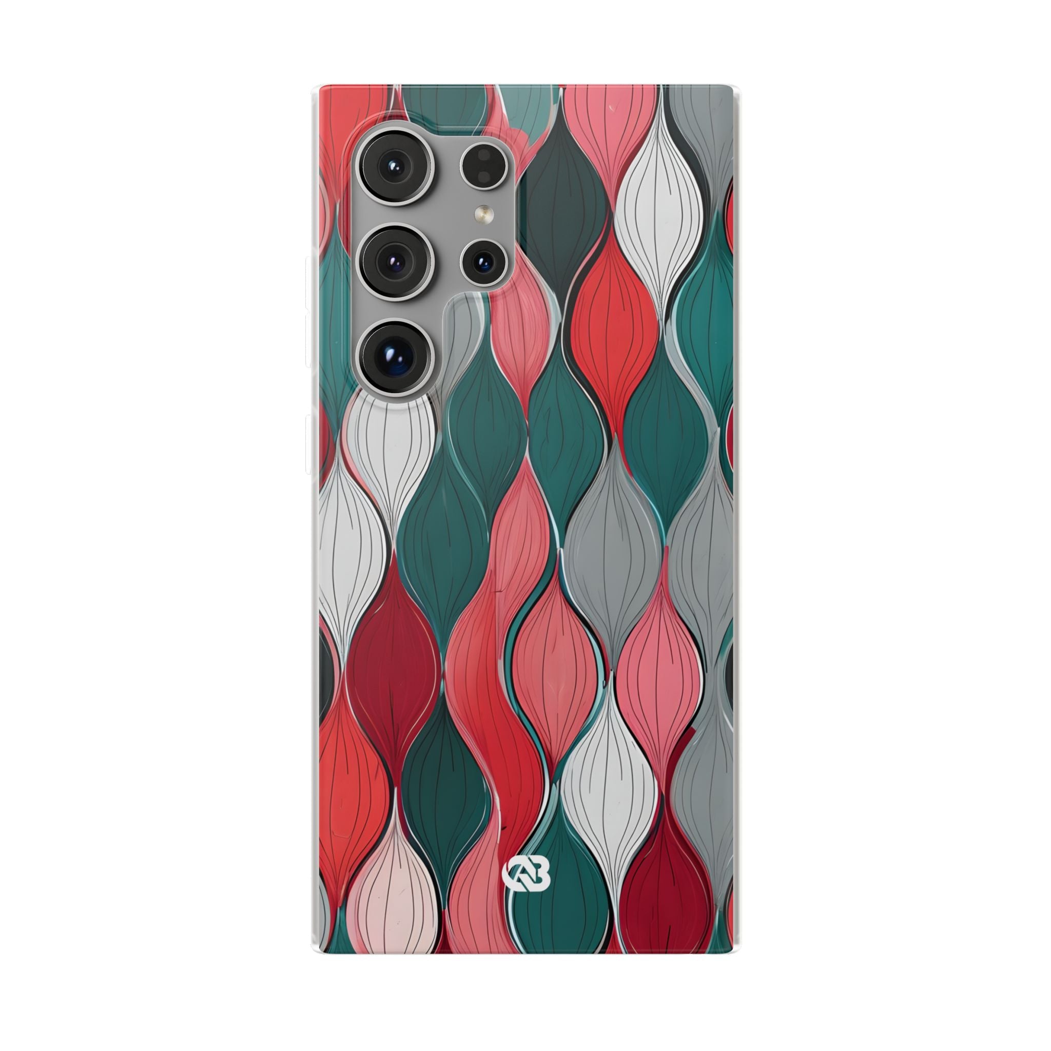 Slate Rose Ripple · Soft Phone Case for Samsung