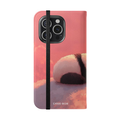 Panda Moonlight - iPhone 15 Pro Case - Portemonnee