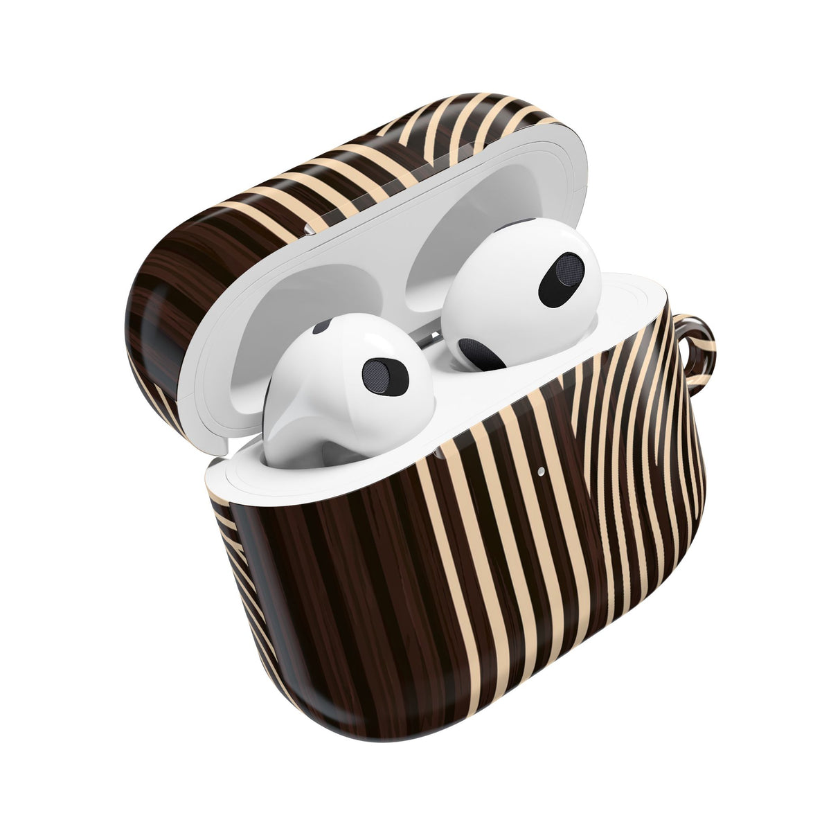 Timber Ring Contour · Hard Case for AirPods & AirPods Pro · Brown