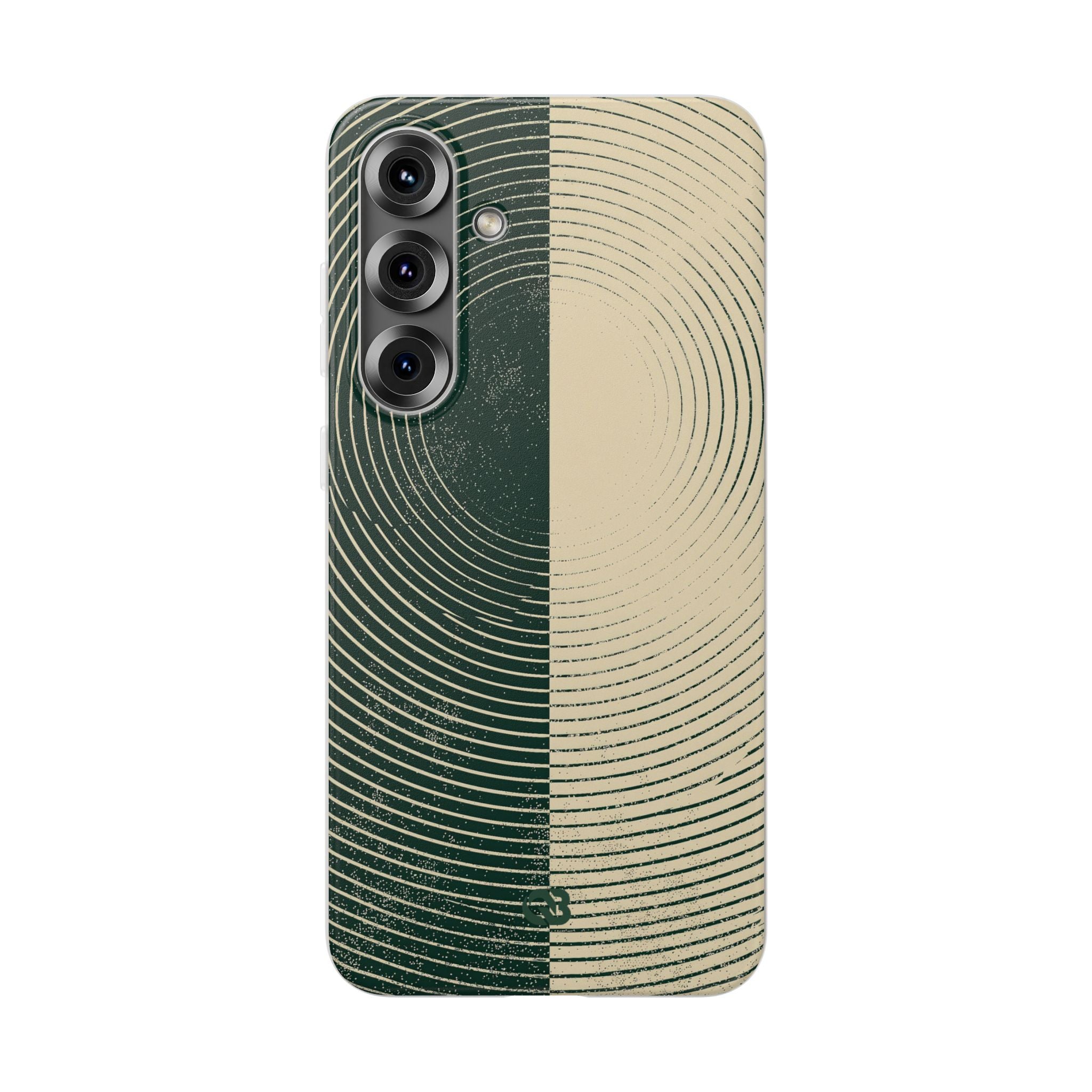 Green Lite Phone Case for Samsung - Evergreen Split Grain