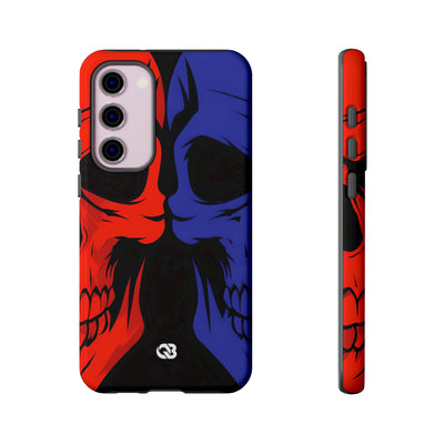Crimson Cobalt Skulls · Tough Coque de téléphone pour Samsung