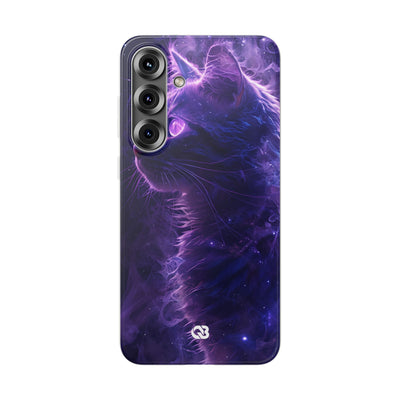 Purple Void Feline · Soft Custodia per Samsung