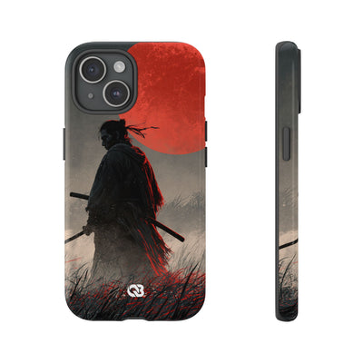 Crimson Moon Ronin · Tough Phone Case for iPhone · Black