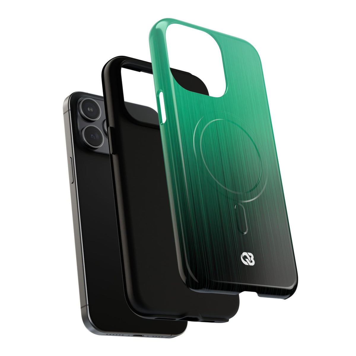 Emerald Cascade · Tough 2.0 Magnetic Phone Case for iPhone · Green