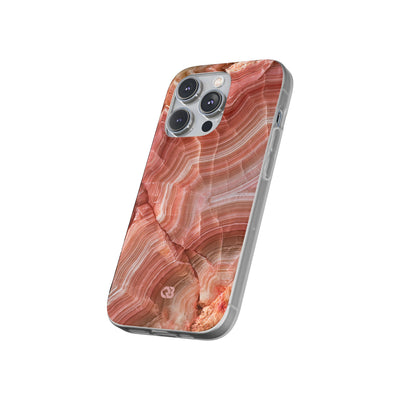 Blushing Rose Strata · Lite Phone Case for iPhone ·  Pink