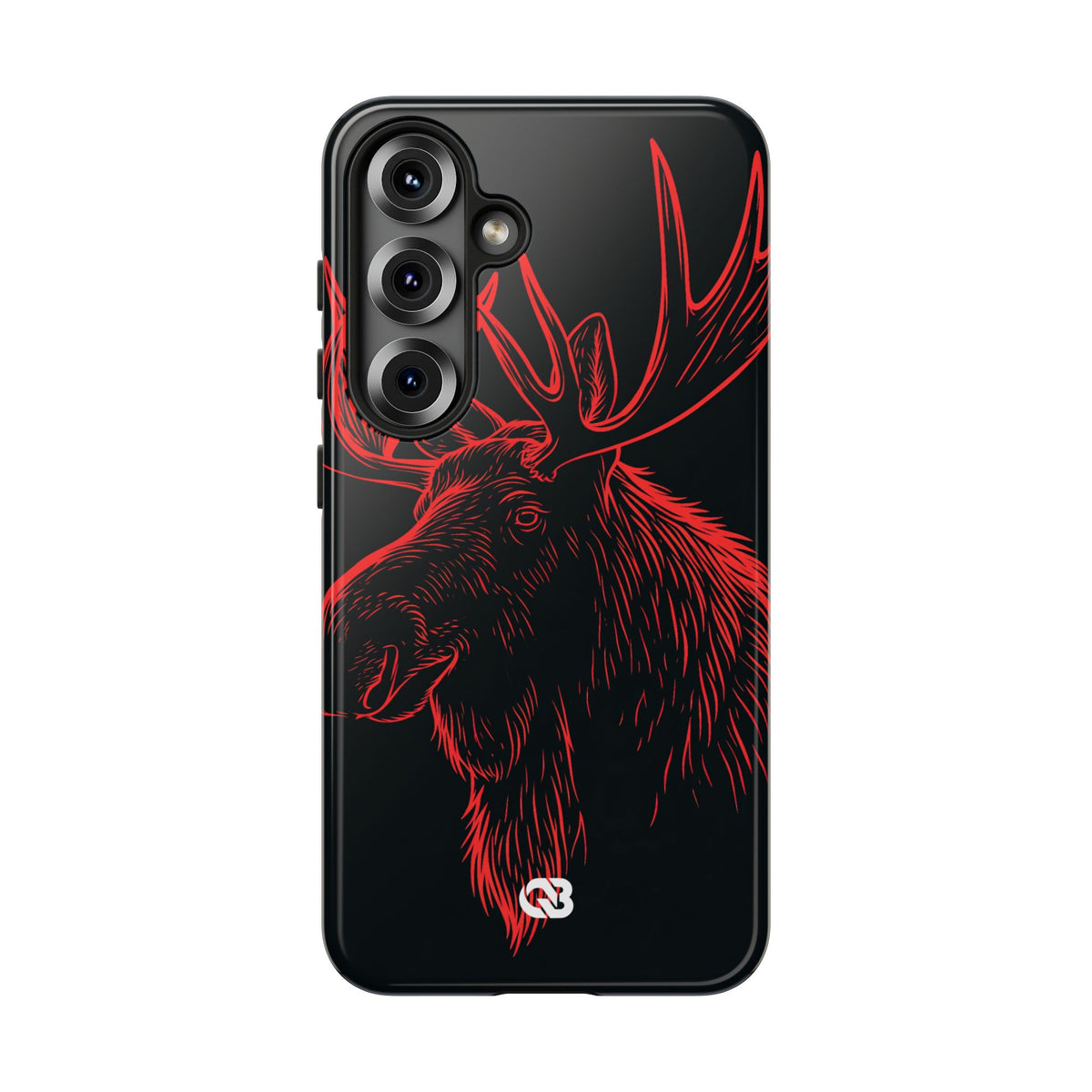Nordic Elk · Tough Phone Case for Samsung · Black