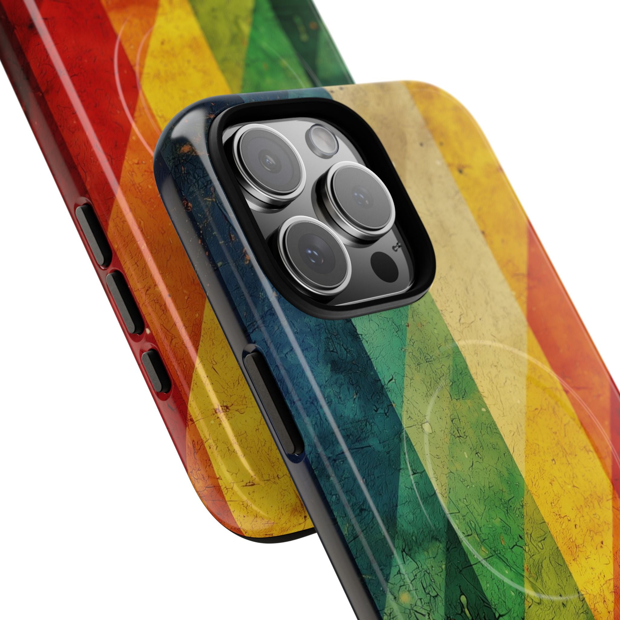 Diagonal Spectrum iPhone 16 Pro Max Skal - Tough+