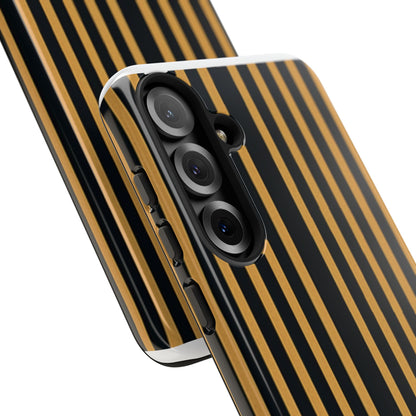 Golden Stripes Samsung S25 Plus Case - Tough