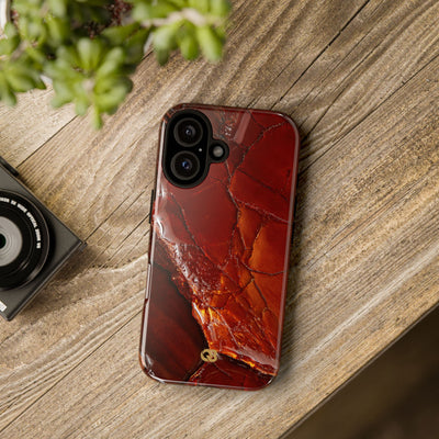 Amber Embrace · Tough Phone Case for iPhone · Brown