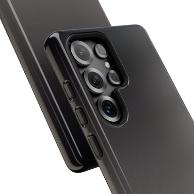 Grey Tough Phone Case for Samsung - Obsidian Ash Fade
