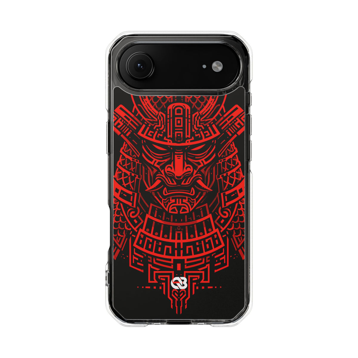Crimson Kabuto · Clear Impact Magnetic Phone Case for iPhone · Red