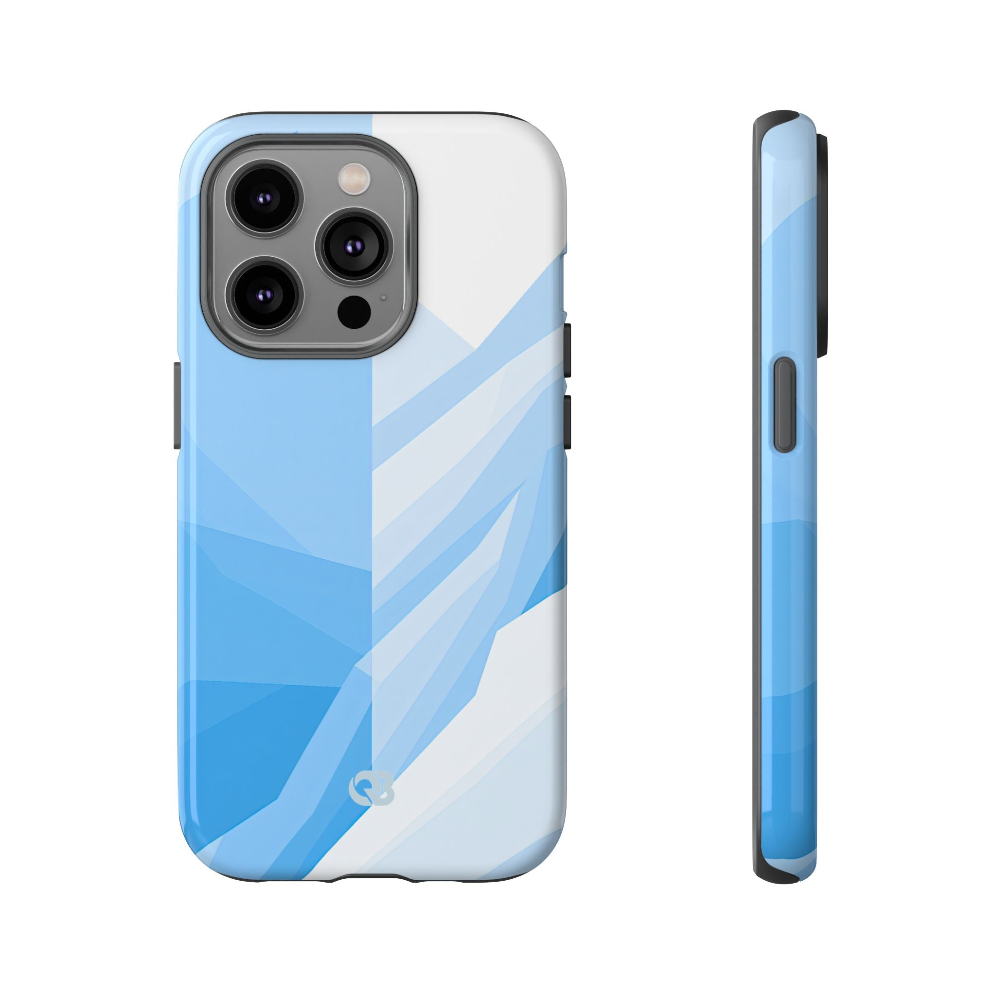 Blue Tough Phone Case for iPhone - Arctic Glacial Ridge