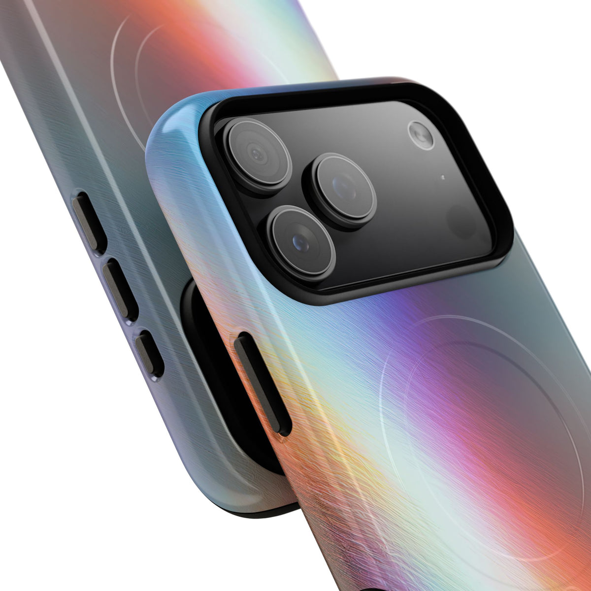 Prismatic Ray · Tough 2.0 Magnetic Phone Case for iPhone · Blue