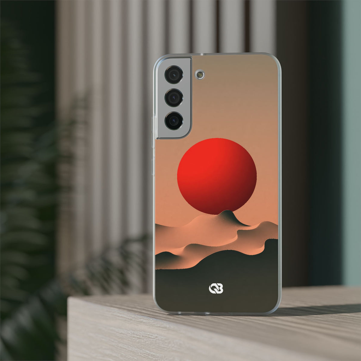 Crimson Sol Ridge · Lite Phone Case for Samsung · Red
