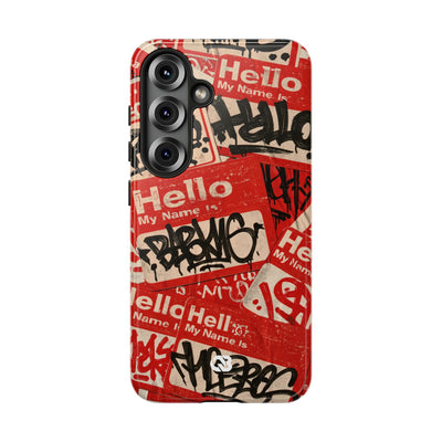 Slap Tag Collage · Tough Phone Case for Samsung · Red
