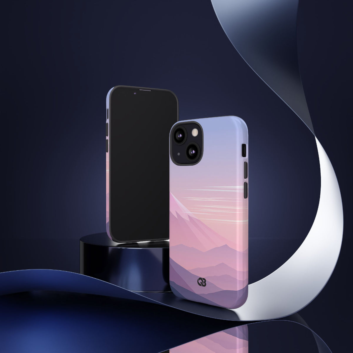 Alpine Twilight · Tough Phone Case for iPhone · Pink