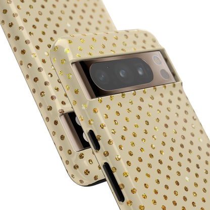 Gold Glitzer Raster Google Pixel 8 Pro Case - Tough