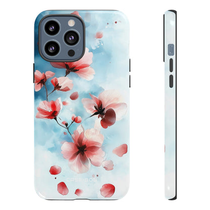 Pink Blossom Drift iPhone 13 Pro Max Case - Tough