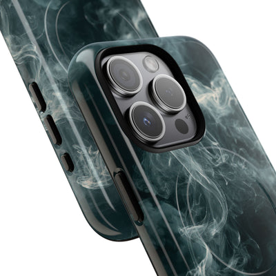 Luminescent Vapor Drift · Tough 2.0 Magnetic Phone Case for iPhone · Teal