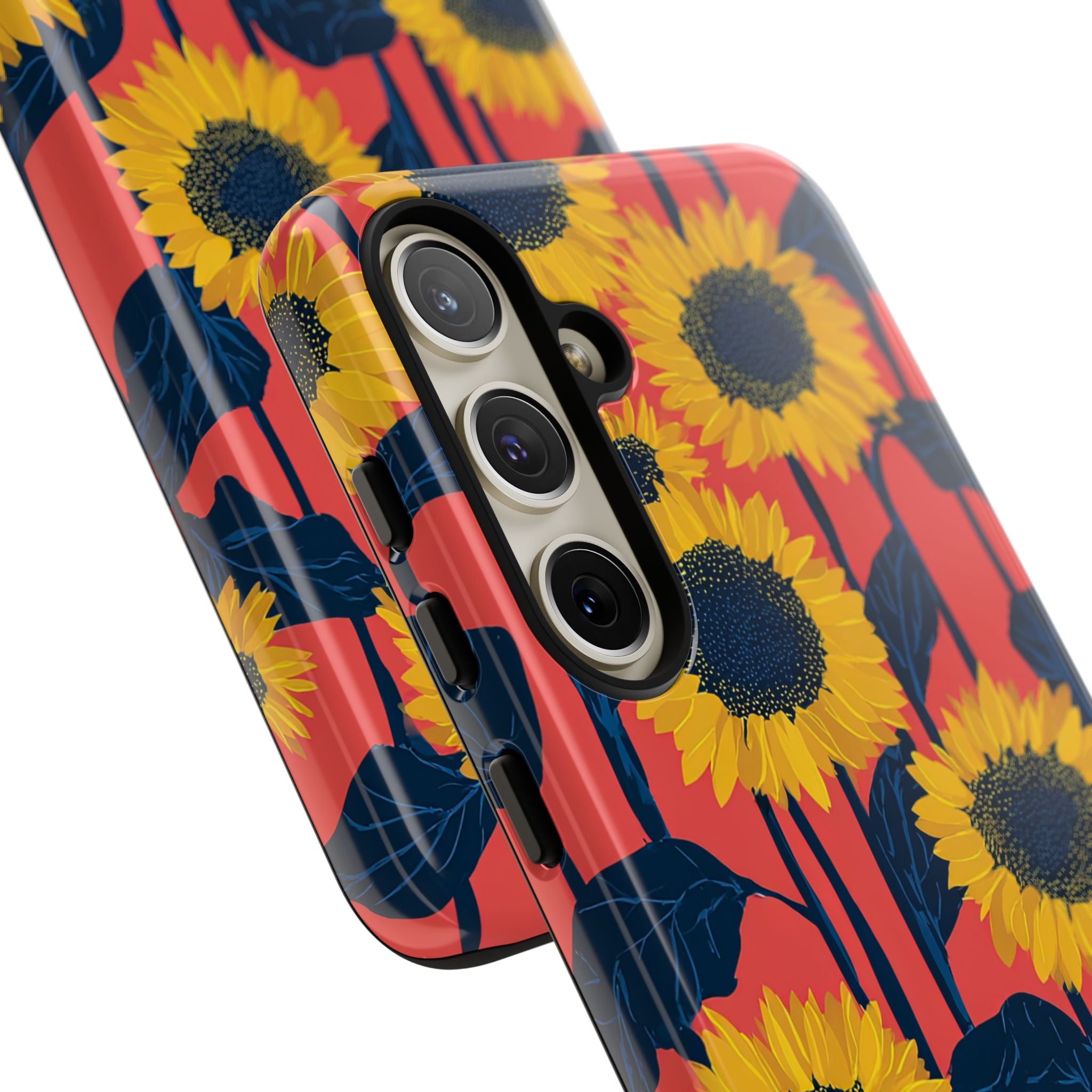 Solar Navy Bloom · Tough Phone Case for Samsung