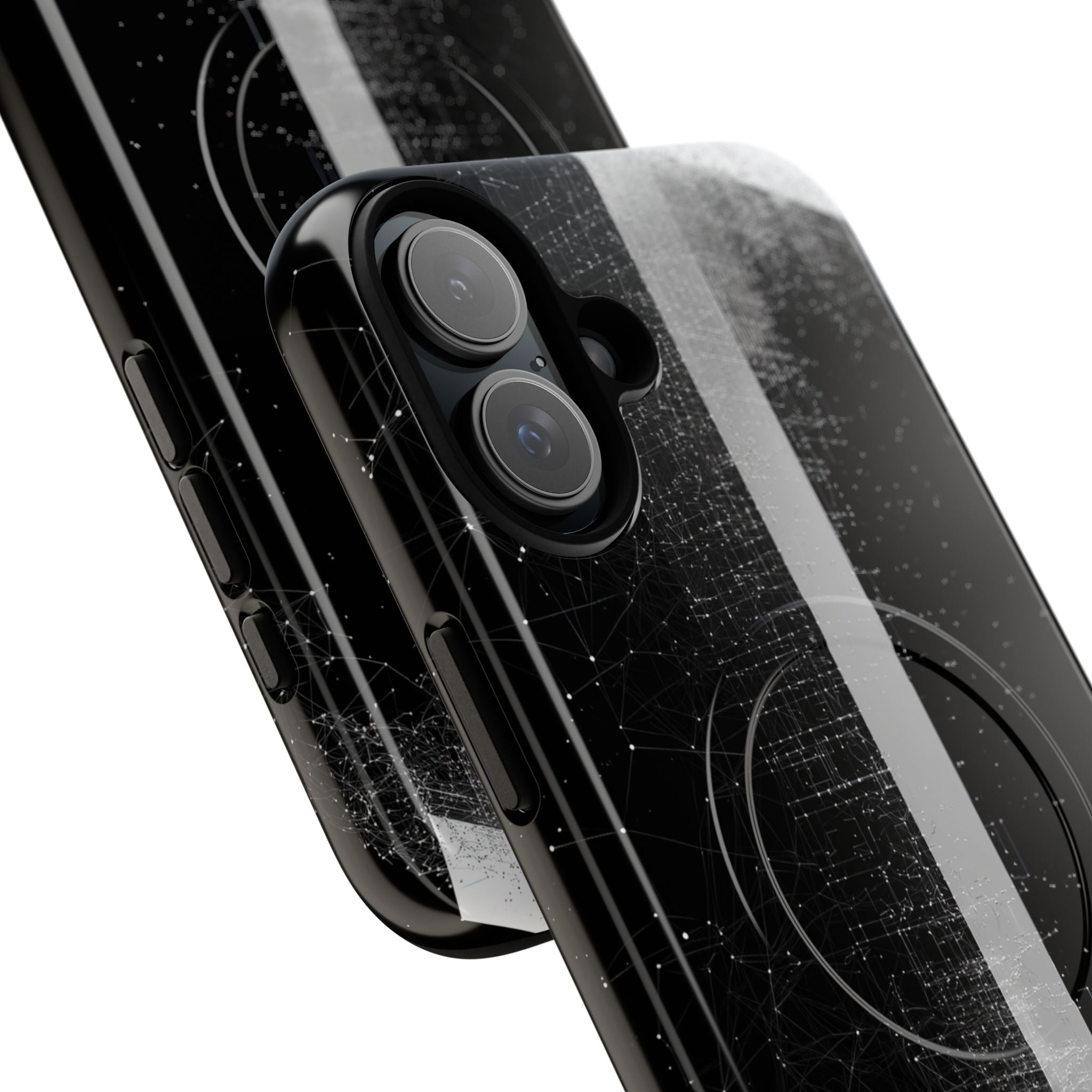 Black Tough 2.0 Magsafe Phone Case for iPhone - Vector Core Monolith