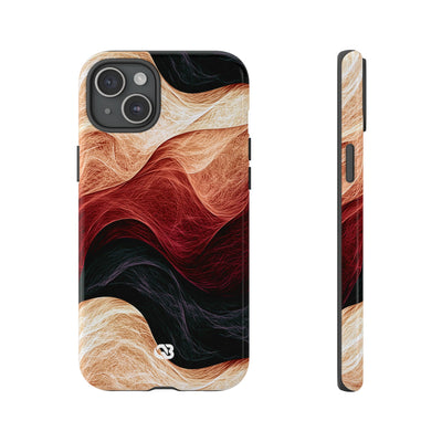 Ember Wave Dispersion · Tough Phone Case for iPhone · Red