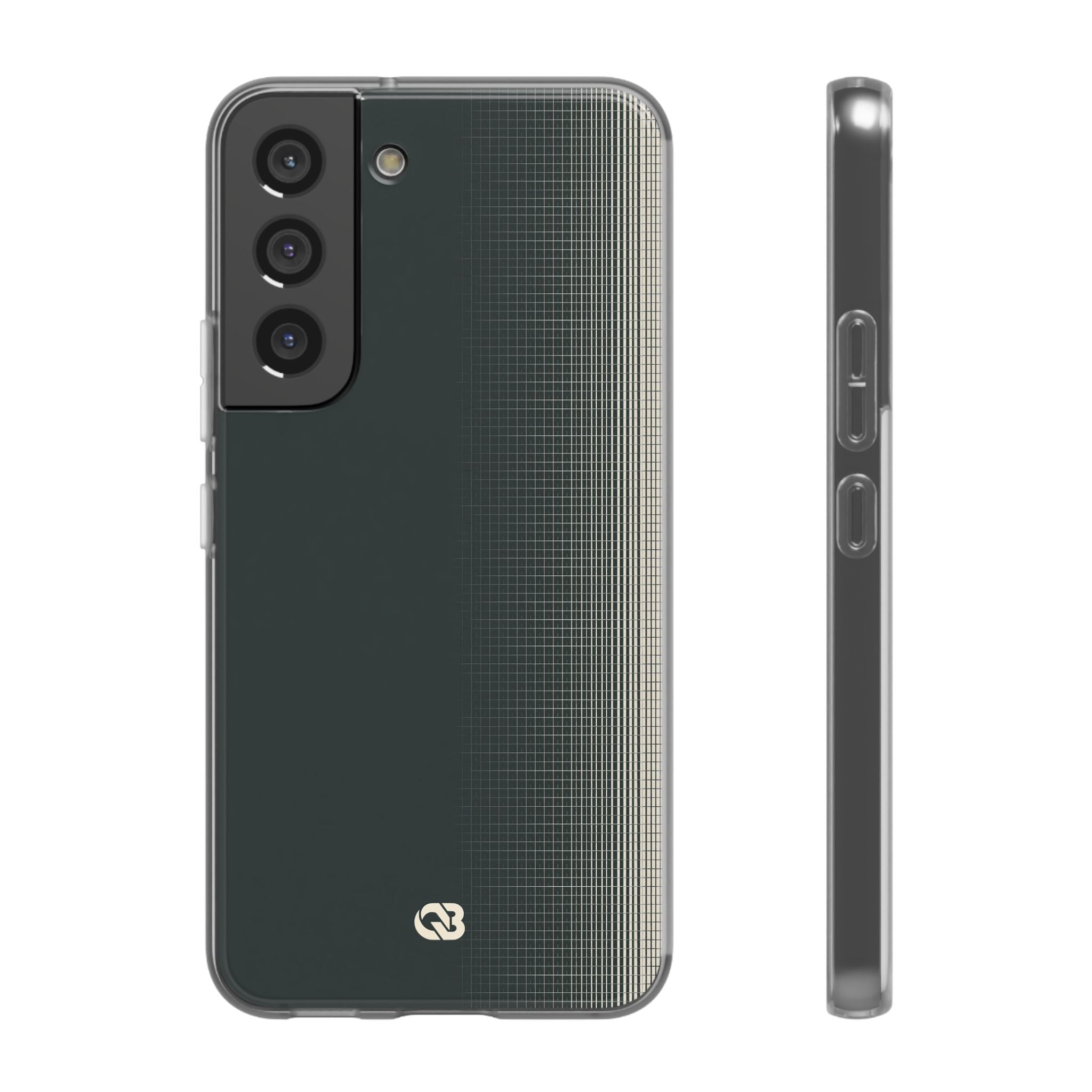 Grey Lite Phone Case for Samsung - Charcoal Tech Grid