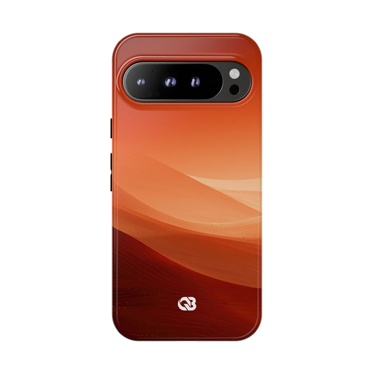 Terracotta Dune Ridges · Tough Phone Case for Pixel ·  Orange