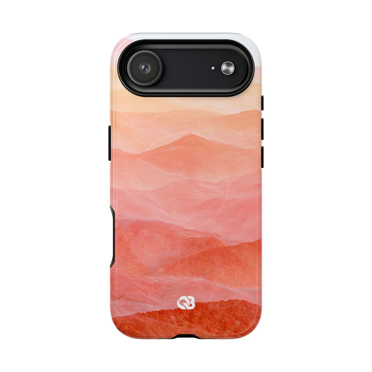 Alpenglow Ridge Vista · Tough 2.0 Magnetic Phone Case for iPhone · Orange