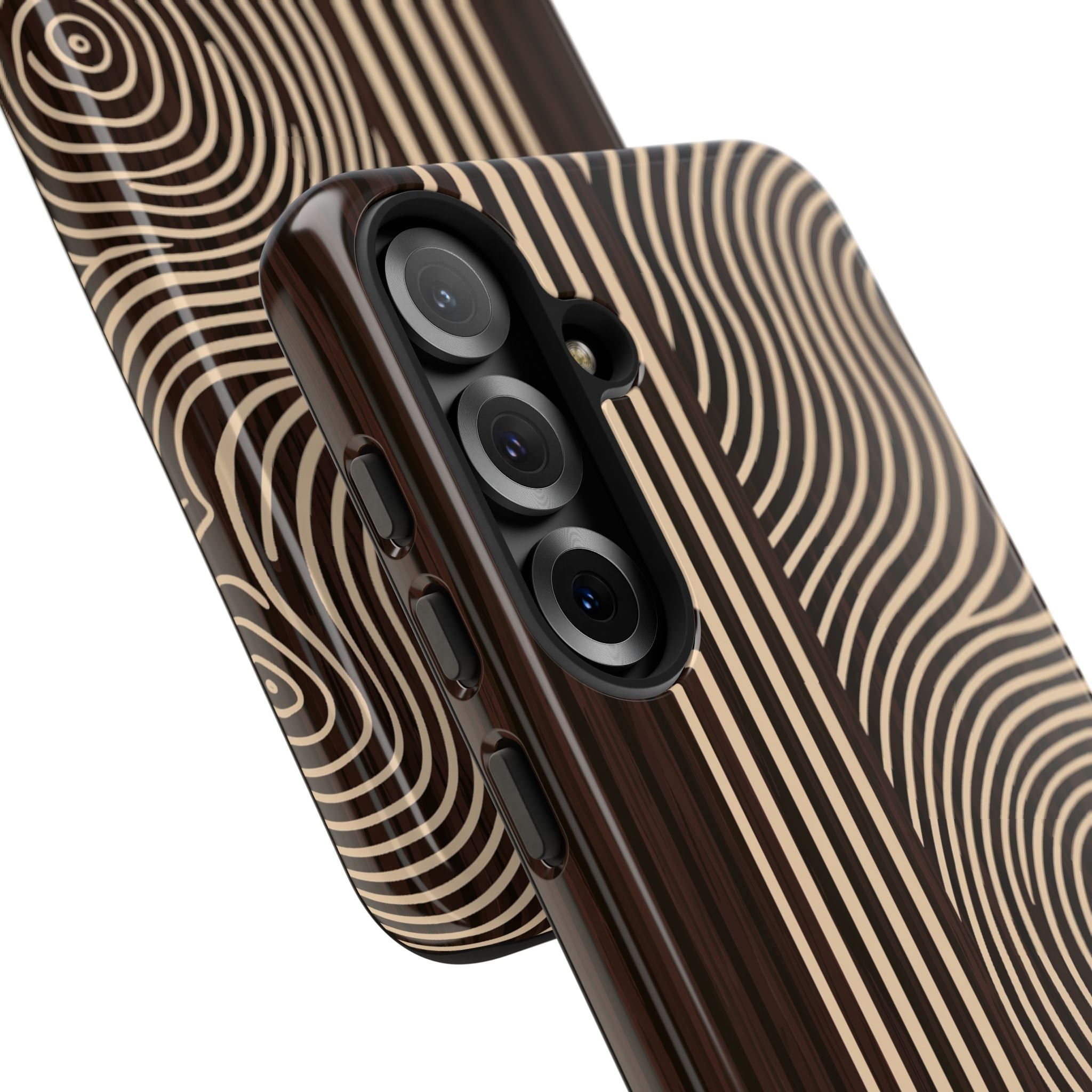 Brown Tough Phone Case for Samsung - Espresso Sand Ridge