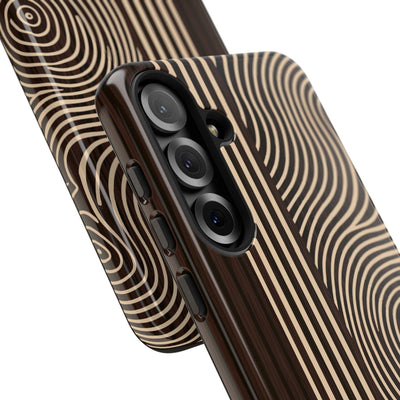 Brown Tough Phone Case for Samsung - Espresso Sand Ridge