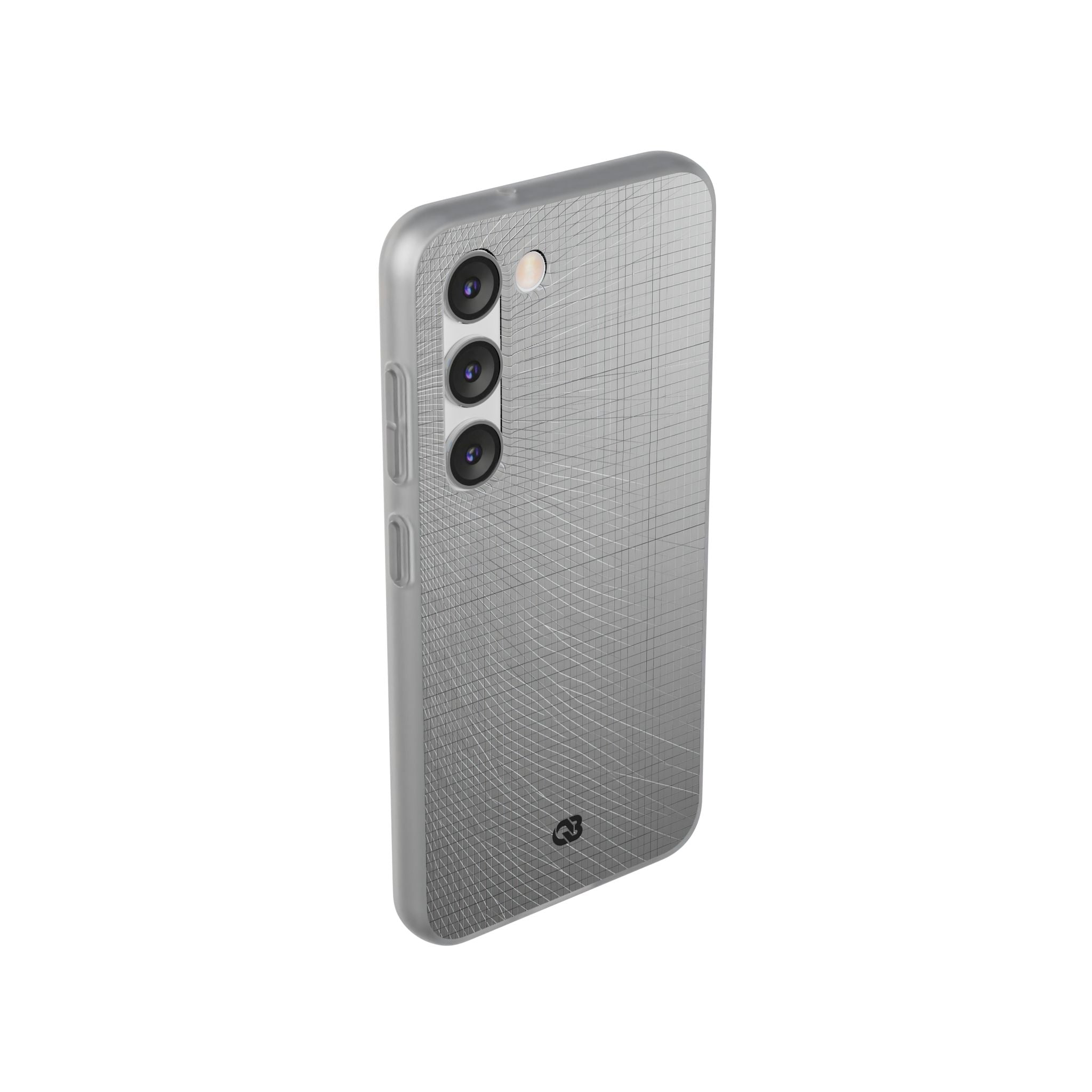 Grey Lite Phone Case for Samsung - Chrome Mesh Warp