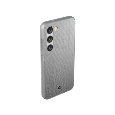 Grey Lite Phone Case for Samsung - Chrome Mesh Warp