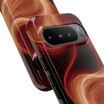 Solar Ember Flow · Tough Phone Case for Pixel ·  Orange