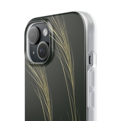 Green Lite Phone Case for iPhone - Midnight Gilded Grass