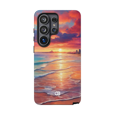 Crimson Shore Horizon · Tough Phone Case for Samsung